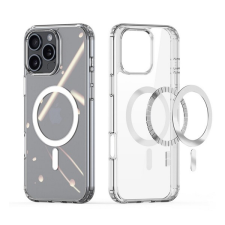 Gigapack Apple iPhone 16 Pro Max szilikon telefonvédő (ütésállóság, magsafe) átlátszó tok és táska