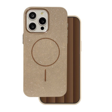 Gigapack Apple iPhone 16 Pro szilikon telefonvédő (műanyag hátlap, kameravédő, magsafe, csillogó) barna tok és táska