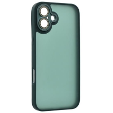 Gigapack Apple iPhone 16 szilikon tok akril hátlappal sötétzöld (GP-160116) (GP-160116) tok és táska