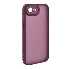 Gigapack Apple iPhone 16e szilikon telefonvédő (ütésállóság, akril hátlap, kameravédő) lila tok és táska