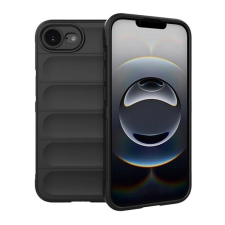 Gigapack Apple iPhone 16e szilikon telefonvédő (ütésállóság, kameravédő, 3d) fekete tok és táska