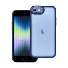 Gigapack Apple iPhone 8 4.7 szilikon telefonvédő (ütésállóság, akril hátlap, kameravédő) sötétkék tok és táska