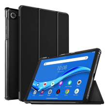 Gigapack bőr hatású TRIFOLD tok Lenovo Tab M10 Plus-hoz - Fekete tablet tok