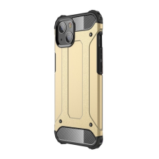 Gigapack Defender műanyag telefonvédő (közepesen ütésálló, légpárnás sarok, szilikon belső, fémhatás) ARANY Apple iPhone 13 mini tok és táska