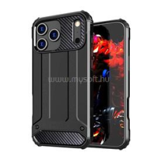Gigapack Defender szilikon telefonvédő (ütésállóság, légpárnás sarok, fémhatás) FEKETE (GP-173260) tok és táska