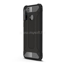 Gigapack Defender szilikon telefonvédő (ütésállóság, légpárnás sarok, fémhatás) FEKETE (GP-93321) tok és táska