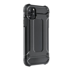 Gigapack Defender szilikon telefonvédő (ütésállóság, légpárnás sarok, fémhatás) FEKETE Xiaomi Redmi 14C 4G tok és táska