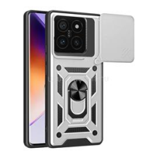 Gigapack Defender szilikon telefonvédő (ütésállóság, tartógyűrű, kameravédő) EZÜST (GP-162894) tok és táska