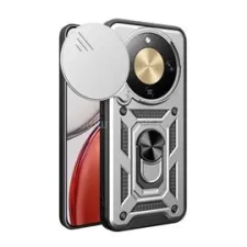 Gigapack Defender szilikon telefonvédő (ütésállóság, tartógyűrű, kameravédő) EZÜST (GP-180151) tok és táska