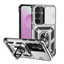 Gigapack Defender szilikon telefonvédő (ütésállóság, tartógyűrű, kameravédő) EZÜST Samsung Galaxy S26 (SM-S942) tok és táska