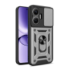 Gigapack Defender szilikon telefonvédő (ütésállóság, tartógyűrű, kameravédő) EZÜST Xiaomi Poco F7