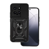 Gigapack Defender szilikon telefonvédő (ütésállóság, tartógyűrű, kameravédő) FEKETE