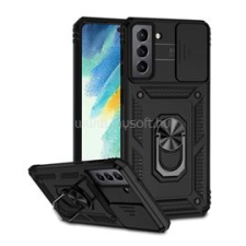 Gigapack Defender szilikon telefonvédő (ütésállóság, tartógyűrű, kameravédő) FEKETE (GP-120719) tok és táska