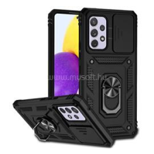 Gigapack Defender szilikon telefonvédő (ütésállóság, tartógyűrű, kameravédő) FEKETE (GP-120722) tok és táska