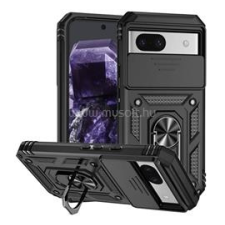 Gigapack Defender szilikon telefonvédő (ütésállóság, tartógyűrű, kameravédő) FEKETE (GP-157216) tok és táska