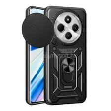 Gigapack Defender szilikon telefonvédő (ütésállóság, tartógyűrű, kameravédő) FEKETE (GP-163192) tok és táska