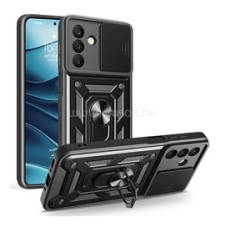 Gigapack Defender szilikon telefonvédő (ütésállóság, tartógyűrű, kameravédő) FEKETE (GP-164875) tok és táska