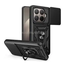 Gigapack Defender szilikon telefonvédő (ütésállóság, tartógyűrű, kameravédő) FEKETE (GP-179167) tok és táska
