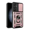 Gigapack Defender szilikon telefonvédő (ütésállóság, tartógyűrű, kameravédő) ROZÉARANY (GP-154326)