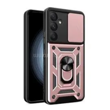 Gigapack Defender szilikon telefonvédő (ütésállóság, tartógyűrű, kameravédő) ROZÉARANY (GP-154326) tok és táska