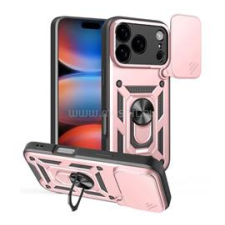 Gigapack Defender szilikon telefonvédő (ütésállóság, tartógyűrű, kameravédő) ROZÉARANY (GP-173280) tok és táska
