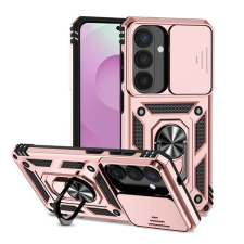 Gigapack Defender szilikon telefonvédő (ütésállóság, tartógyűrű, kameravédő) ROZÉARANY Samsung Galaxy S26 (SM-S942) tok és táska