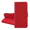 Gigapack Flip oldalra nyíló asztali tartós tok kártyazsebbel Honor 600 Lite piros GP-184182