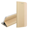 Gigapack Flip oldalra nyíló asztali tartós tok textil minta Poco M8 / Redmi Note 15 5G arany GP-183332