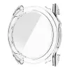 Gigapack Garmin Fenix 8 47mm műanyag keret (bumper, ütésállóság + kijelzővédő üveg) átlátszó