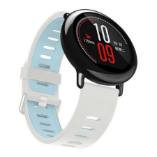 Gigapack Garmin Vivomove 5 szilikon pótszíj fehér-világoskék (GP-153619) okosóra kellék