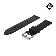 Gigapack GP-68659 Univerzális Bőr szíj 20 mm - Fekete (GP-68659) okosóra kellék