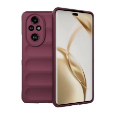 Gigapack Honor 200 Pro szilikon telefonvédő (ütésállóság, kameravédő, 3d) bordó mobiltelefon kellék