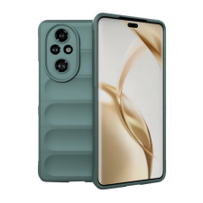 Gigapack Honor 200 Pro szilikon telefonvédő (ütésállóság, kameravédő, 3d) sötétzöld mobiltelefon kellék