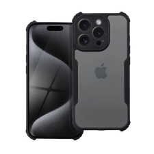 Gigapack Honor 200 szilikon telefonvédő (ütésállóság, légpárnás sarok, akril hátlap, kameravédő) fekete mobiltelefon kellék
