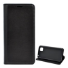 Gigapack Honor 9S 5G bőr hatású tok (Flip, oldalra nyíló, asztali tartó funkció, fekete)