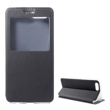 Gigapack Honor View 10 tok álló (Flip, oldalra nyíló) fekete tok és táska