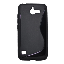 Gigapack Huawei Ascend Y550 szilikon telefonvédő (S-line, fekete) tok és táska
