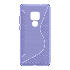 Gigapack Huawei Mate 20 szilikon telefonvédő (S-line, karbon minta, lila) tok és táska
