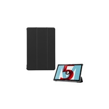 Gigapack Huawei MediaPad M5 álló, oldalra nyíló flip bőr tok (fekete) tablet tok