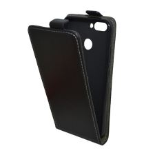Gigapack Huawei Nova 2 tok álló (Flip, lefelé nyíló, szilikon tartó) fekete tok és táska