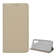 Gigapack Huawei P30 Pro tok álló (Flip, oldalra nyíló, rombusz minta) arany tok és táska