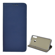 Gigapack Huawei P40 Lite E / Y7p tok álló (Flip, oldalra nyíló) sötétkék tok és táska