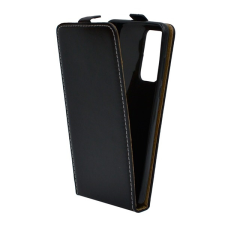 Gigapack Huawei P40 tok álló (Flip, lefelé nyíló, szilikon tartó) fekete tok és táska