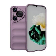 Gigapack Huawei Pura 70 szilikon telefonvédő (ütésállóság, kameravédő, 3d) lila tok és táska