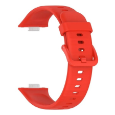 Gigapack Huawei Watch Fit 3 pótszíj (egyedi méret, szilikon) piros okosóra kellék