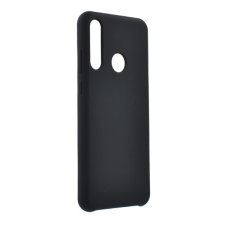 Gigapack Huawei Y6p műanyag telefonvédő (gumírozott, mikrofiber plüss karcolásmentesítő belső, prémium) fekete tok és táska