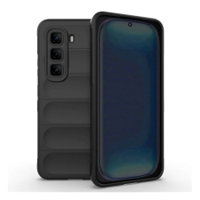 Gigapack Infinix Hot 50 Pro 4G (X6881) szilikon telefonvédő (ütésállóság, kameravédő, 3d) fekete tok és táska