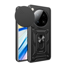 Gigapack Infinix Zero 40 5G (X6861) defender szilikon telefonvédő (ütésállóság, tartógyűrű, kameravédő) fekete tok és táska