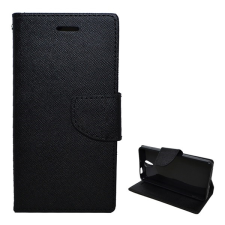 Gigapack Lenovo Vibe S1 Lite (S1La40) tok álló (Flip, oldalra nyíló, prémium) fekete tok és táska