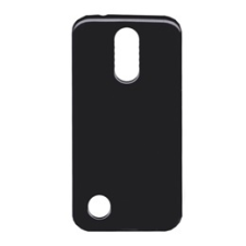 Gigapack LG K10 (2017) szilikon telefonvédő (matt, fekete) tok és táska